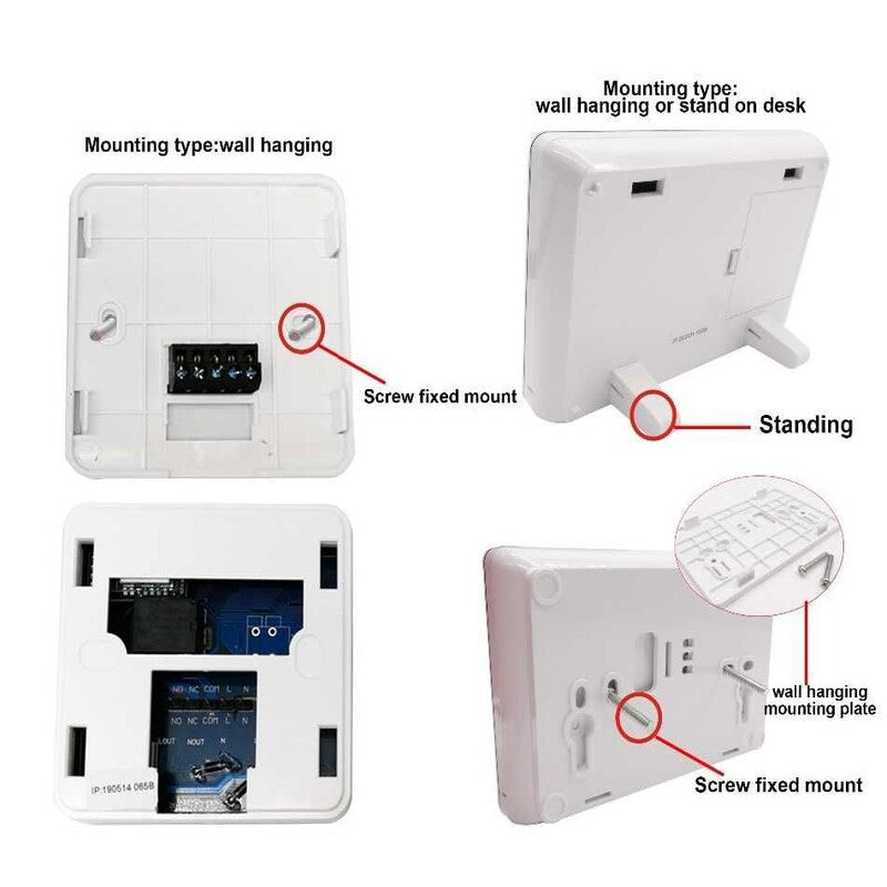 Termostat smart HYSEN HY09RF-WiFi-RF Tuya, incalzire gaz Termostat smart HYSEN HY09RF-WiFi-RF Tuya, incalzire gaz